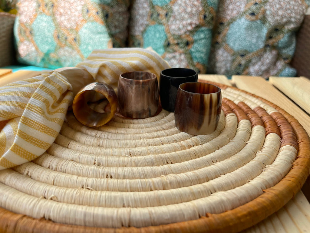 Cow Horn Napkin Rings™ (Set of 4)