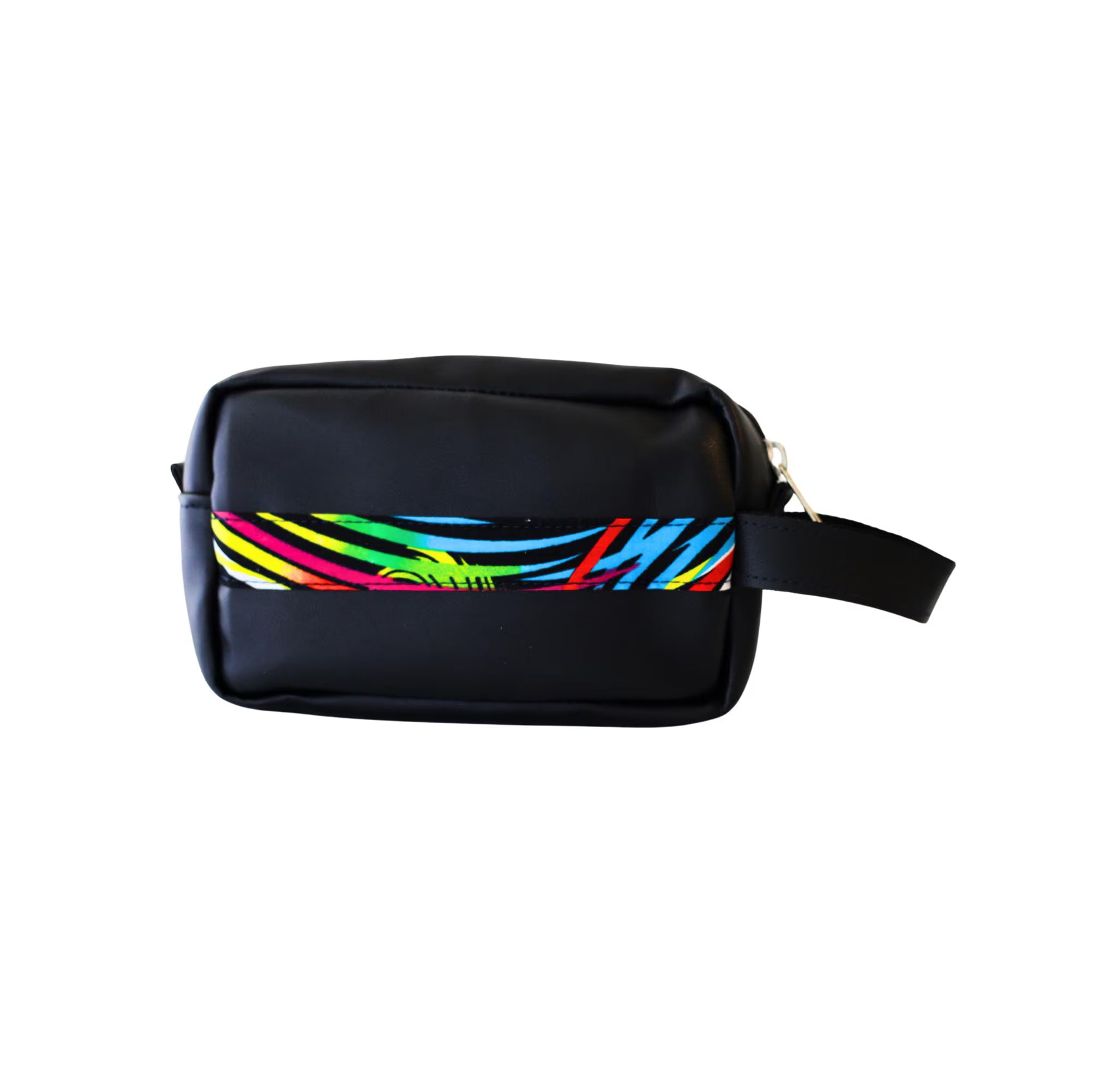 Bold African Dopp Kit – Handmade Unisex Leather Toilet Bag with Side Handle